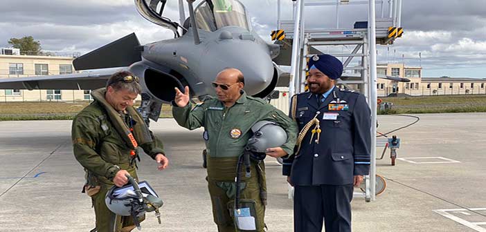 Rajnath Singh Rafale Flight