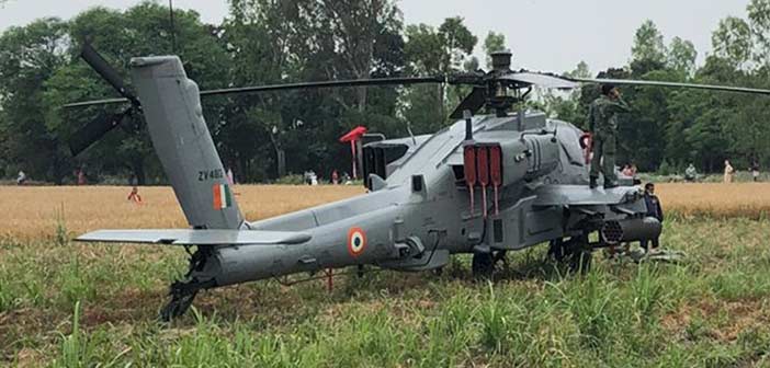 IAF Boeing Apache Emergency Landing