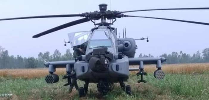 IAF’s brand new Boeing Apache helicopter makes emergency landing 1 IAF Boeing Apache Emergency Landing