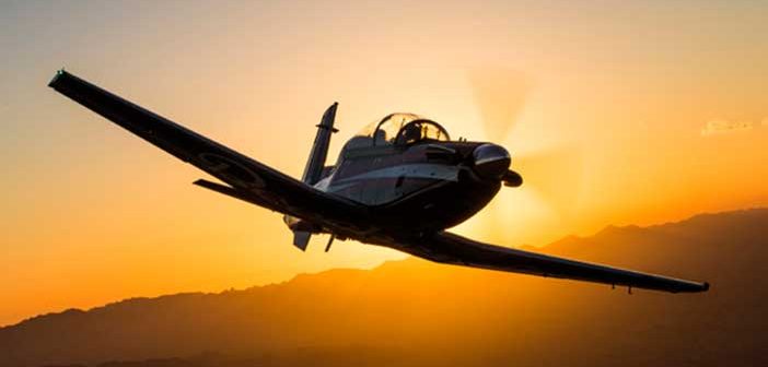 Beechcraft T6 Texan Trainer Aircraft.