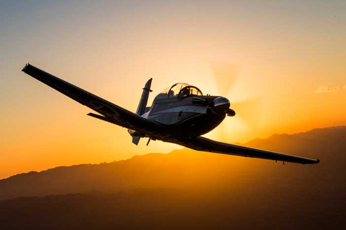 Beechcraft T6 Texan Trainer Aircraft.