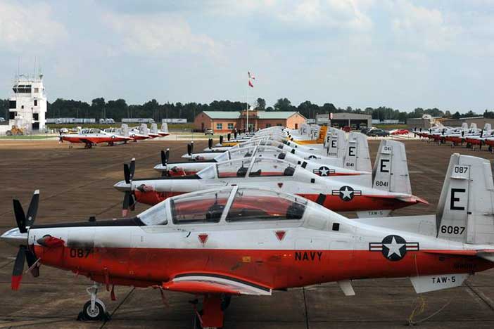 T6 Texan Trainer Aircraft.