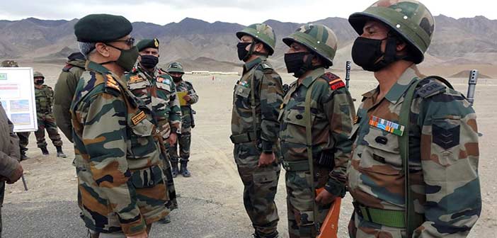 India China Army Firing Ladakh