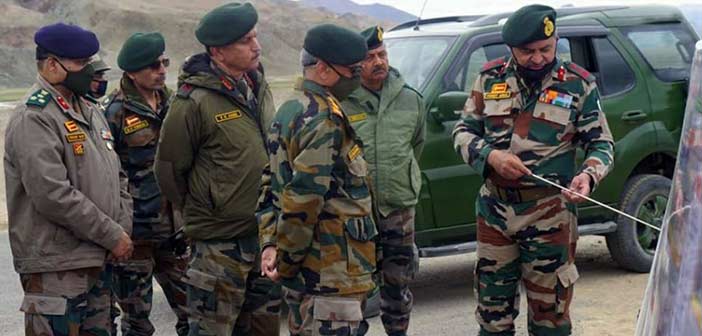 India China Army Firing Ladakh