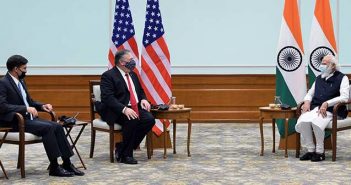 India US Modi Pompeo Esper