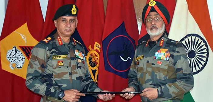 Indian Army Lt Gen PGK Menon, Harinder Singh