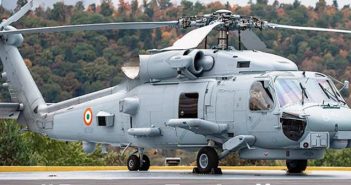 Indian Navy MH60 Romeo Seahawak helicopter