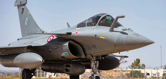 Rafale fighter.