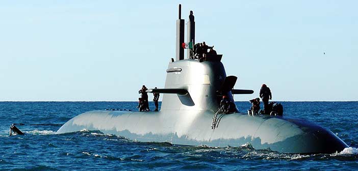 Italian Navy U212 Class Submarine