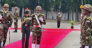 Gen MM Naravane pays tribute at 1971 National War Memorial in his Bangladesh Visit.,