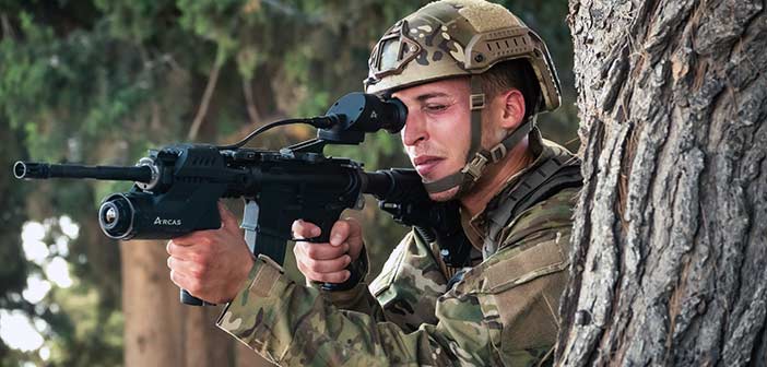 Elbit Systems ARCAS AI-Powered Assault Rifle Targeting System.