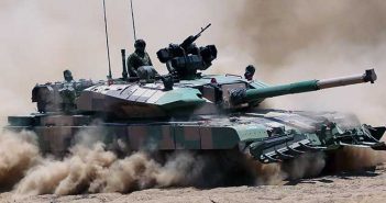 Indian Army DRDO Arjun Mk-1A MBT.
