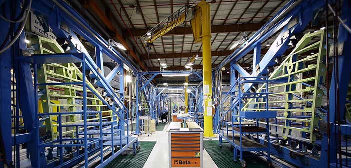 F-16 Parts Assembly Line. (Representational Image). 