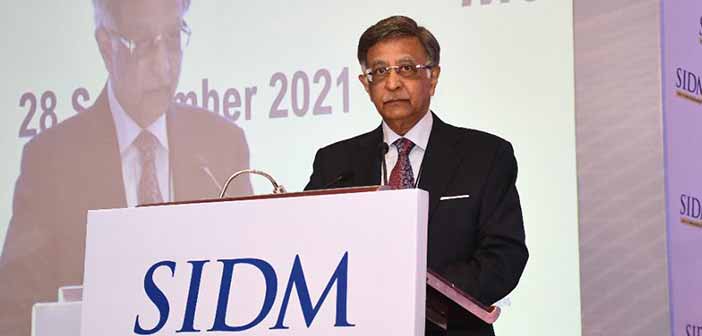 Baba Kalyani at SIDM AGM in New Delhi.