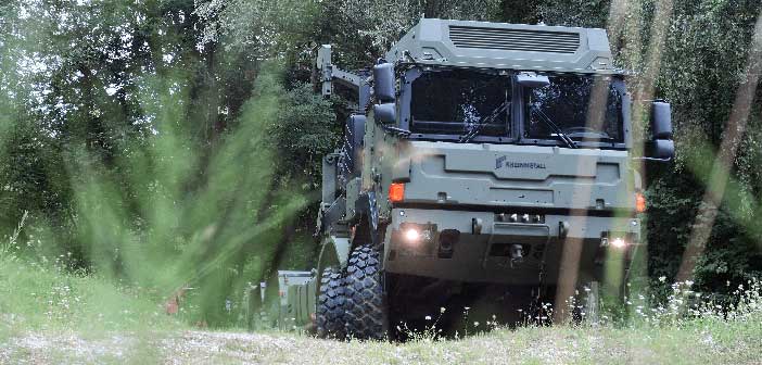 Rheinmetall Canada Army Vehicle.