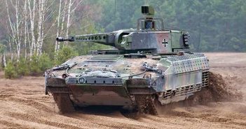 German Army KMW Rheinmetall Puma IFV Hensoldt MUSS self protection system