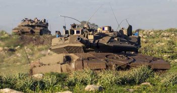 Rafael Trophy APS on Israel Merkava Tank MBT
