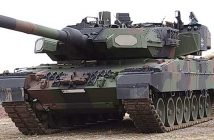 Trophy APS on Leopard MBT.