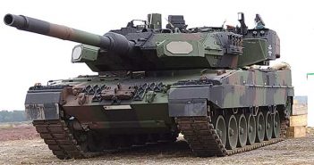 Trophy APS on Leopard MBT.
