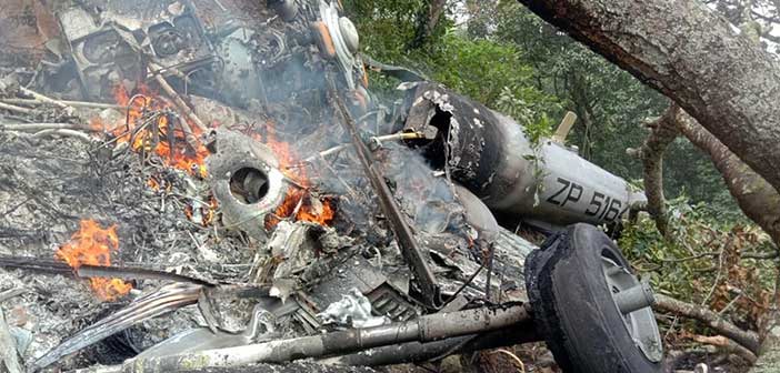General CDS Bipin Rawat Helicopter Crash