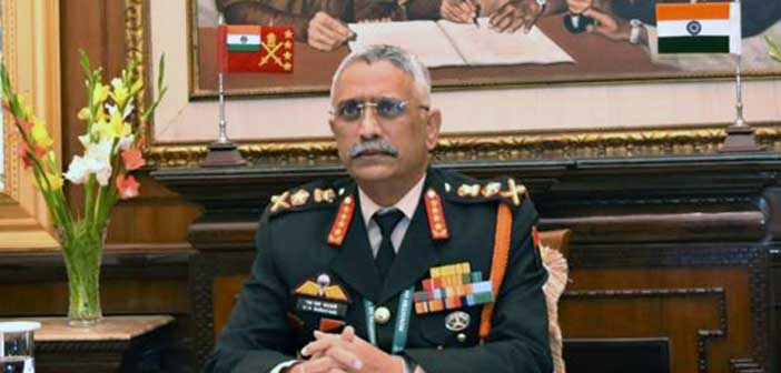 Indian Army Chief Gen MM Naravane