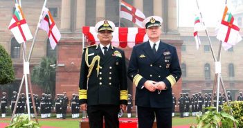German Navy Chief Kay-Achim Schonbach-India