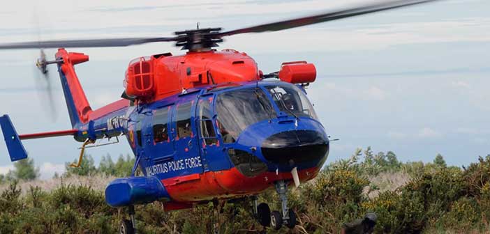 HAL Mauritius Police ALH Helicopter