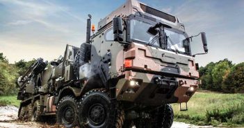 Rheinmetall RMMV HX 10x10 vehicle.