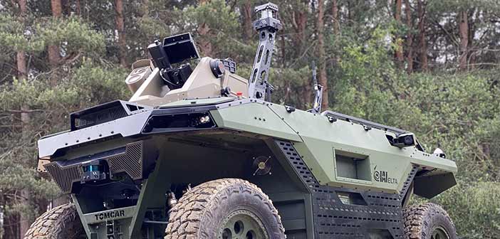 Israel IAI REX MK-II vehicle.