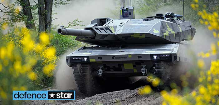 Rheinmetall KF51 Panther Main Battle Tank (MBT).