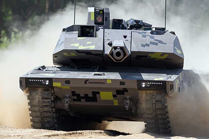 Rheinmetall KF51 Panther Main Battle Tank (MBT).