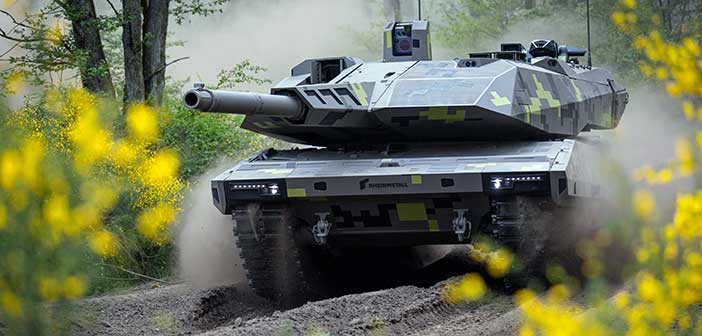 Rheinmetall KF51 Panther Main Battle Tank (MBT).