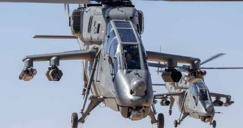 Prachand light combat helicopter of Indian Air Force.