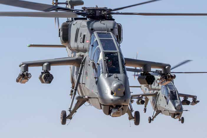 Prachand light combat helicopter of Indian Air Force.