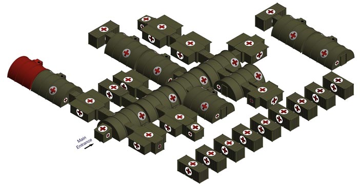 Rheinmetall to supply field hospital to Ukraine Military.
