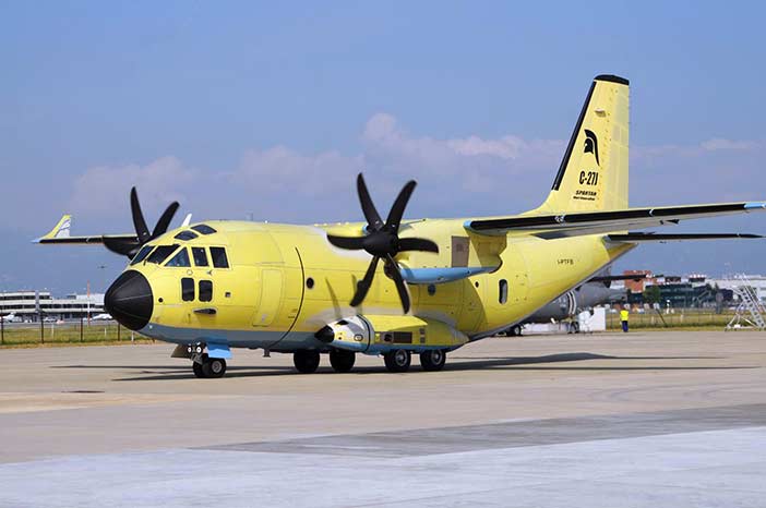 Italian Air Force Leonardo C-27J transport aircraft