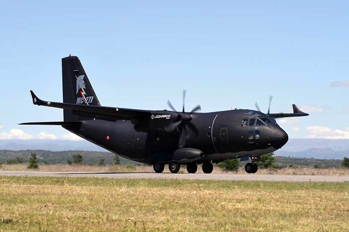 Leonardo C-27J transport aircraft