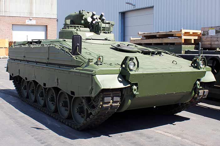 Rheinmetall's Marder Infantry Fighting Vehicle for Ukraine.