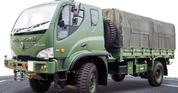Ashok Leyland Stallion Military Truck.
