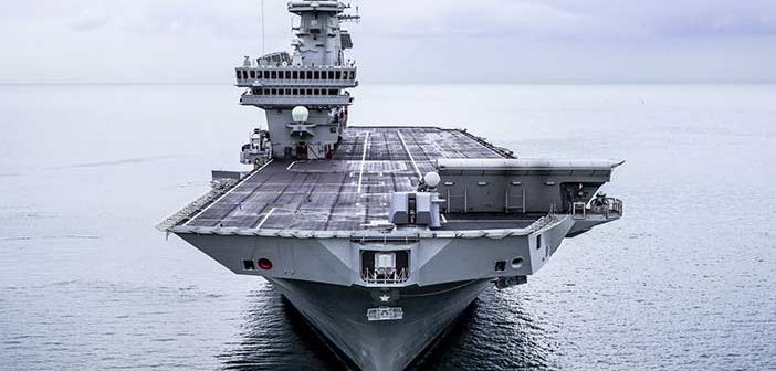 Italian Navy Cavour Aircraft Carrier