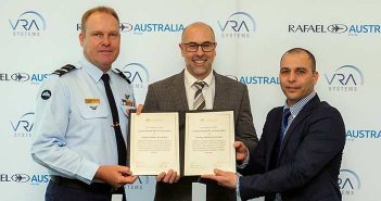 Contract signing ceremony for Spike LR2 missiles for ADF.