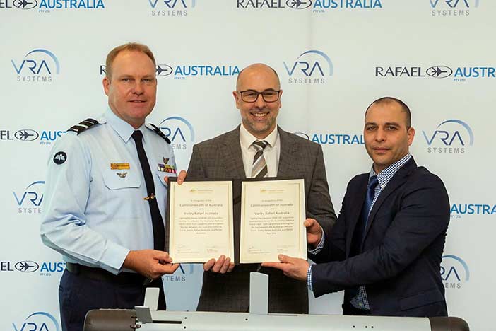 Contract signing ceremony for Spike LR2 missiles for ADF.