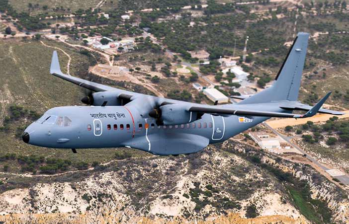 IAF C295 MW aircraft.