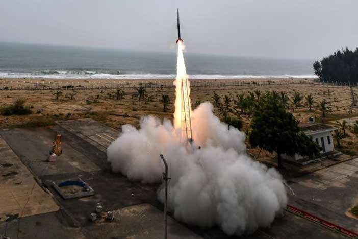 Skyroot's Vikram S rocket.