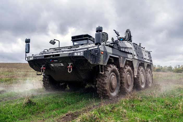 Rheinmetall's Boxer IFV.