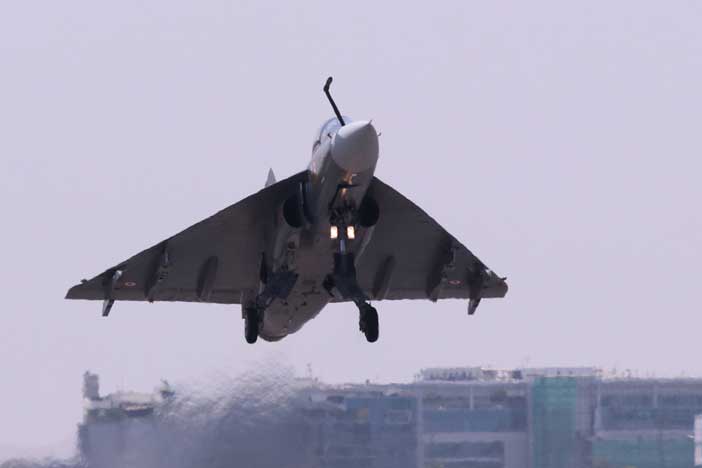 India HAL LCA Tejas Mk1A.
