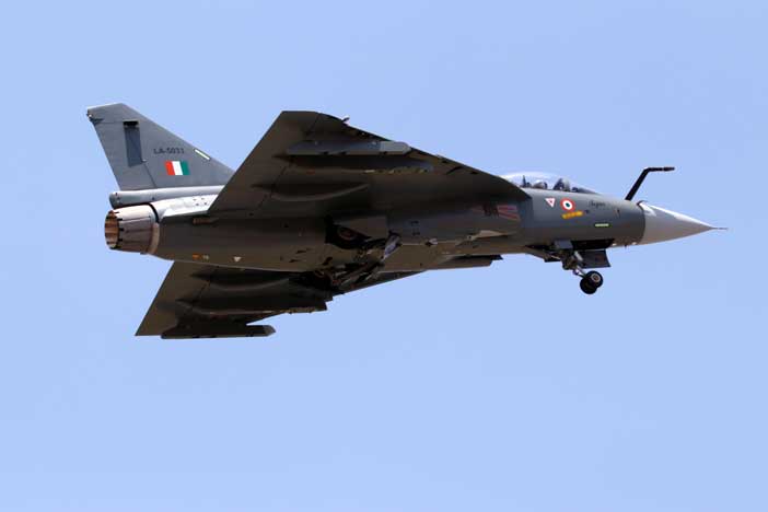 India HAL LCA Tejas Mk1A.