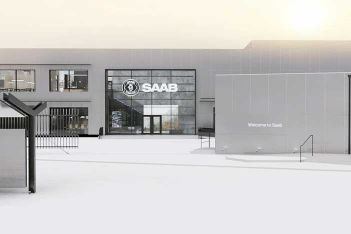 Saab's new factory in Jhajjar, Haryana in India.