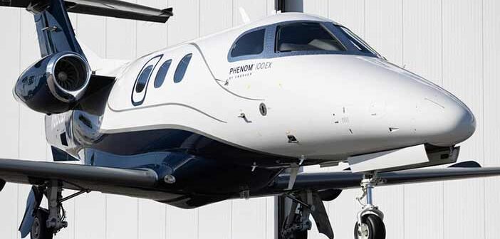 Embraer Phenom-100EX Business Jet.