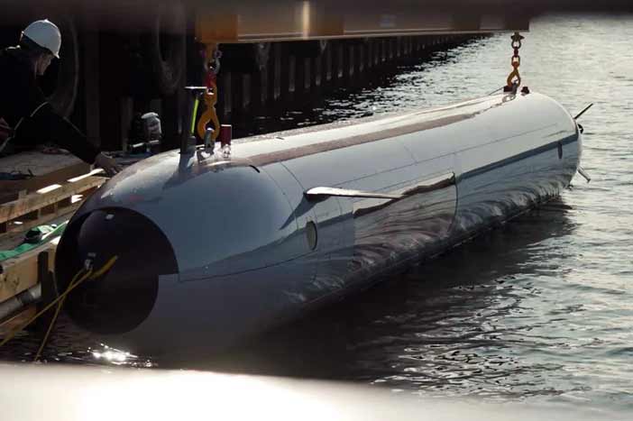 Kongsberg Discovery's Hugin Endurance AUV.